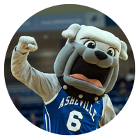 Rocky mascot circular image